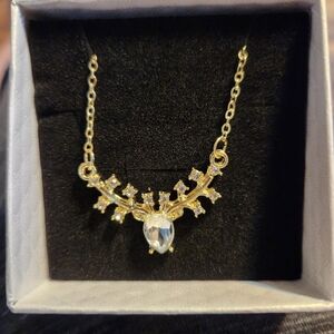⚡️Girls Small Elk Pendant Necklce, White